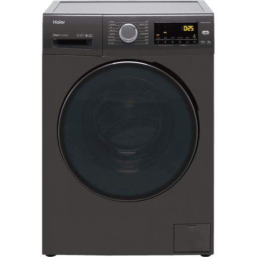 Haier HW80-B1439NS8 8kg Washing Machine with 1400 rpm - Graphite - A Rated