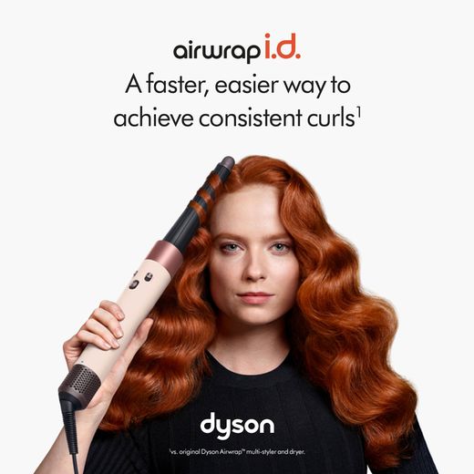 Dyson Airwrap™ I.D. Straight & Wavy 601857-01 Hot Air Styler - Ceramic Pink / Rose Gold - Annotation - Airwrap ID shot