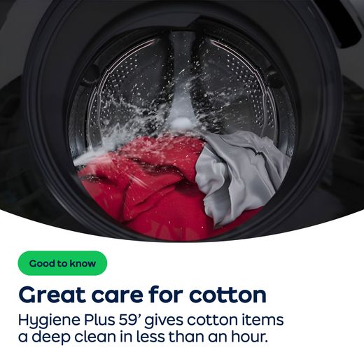 Hoover Pro Wash Series 5 HBP 413BL8-80 13kg Washing Machine with 1400 rpm - White - AO Annotation - Hygiene-Plus