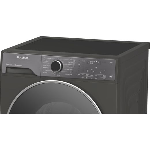 Hotpoint FS Washer Dryer HPD 9693G CARE UK 9Kg / Washer Dryer with 1400 rpm - Graphite - Control panel shot 