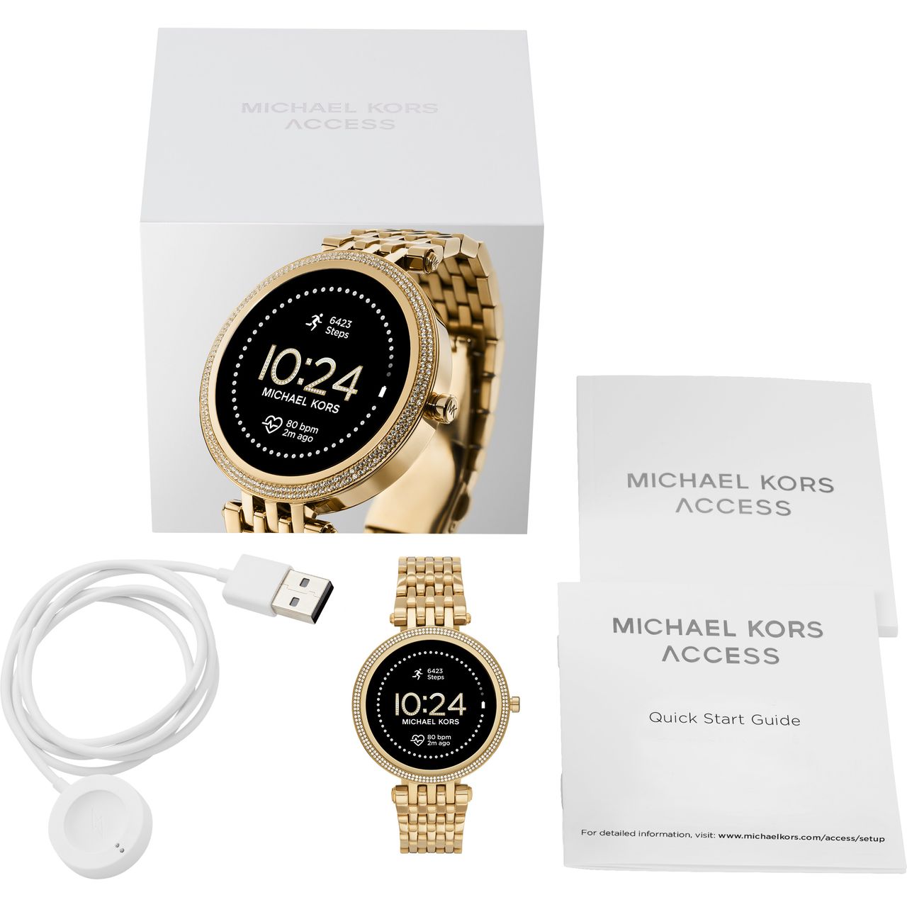 mk gold smartwatch