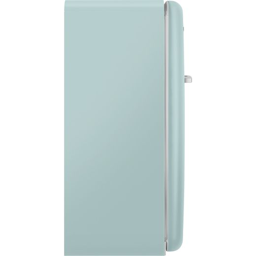 Smeg Right Hand Hinge FAB28RDSA6 153cm High Small Fridge with Ice Box - Sea Salt Green - Side shot