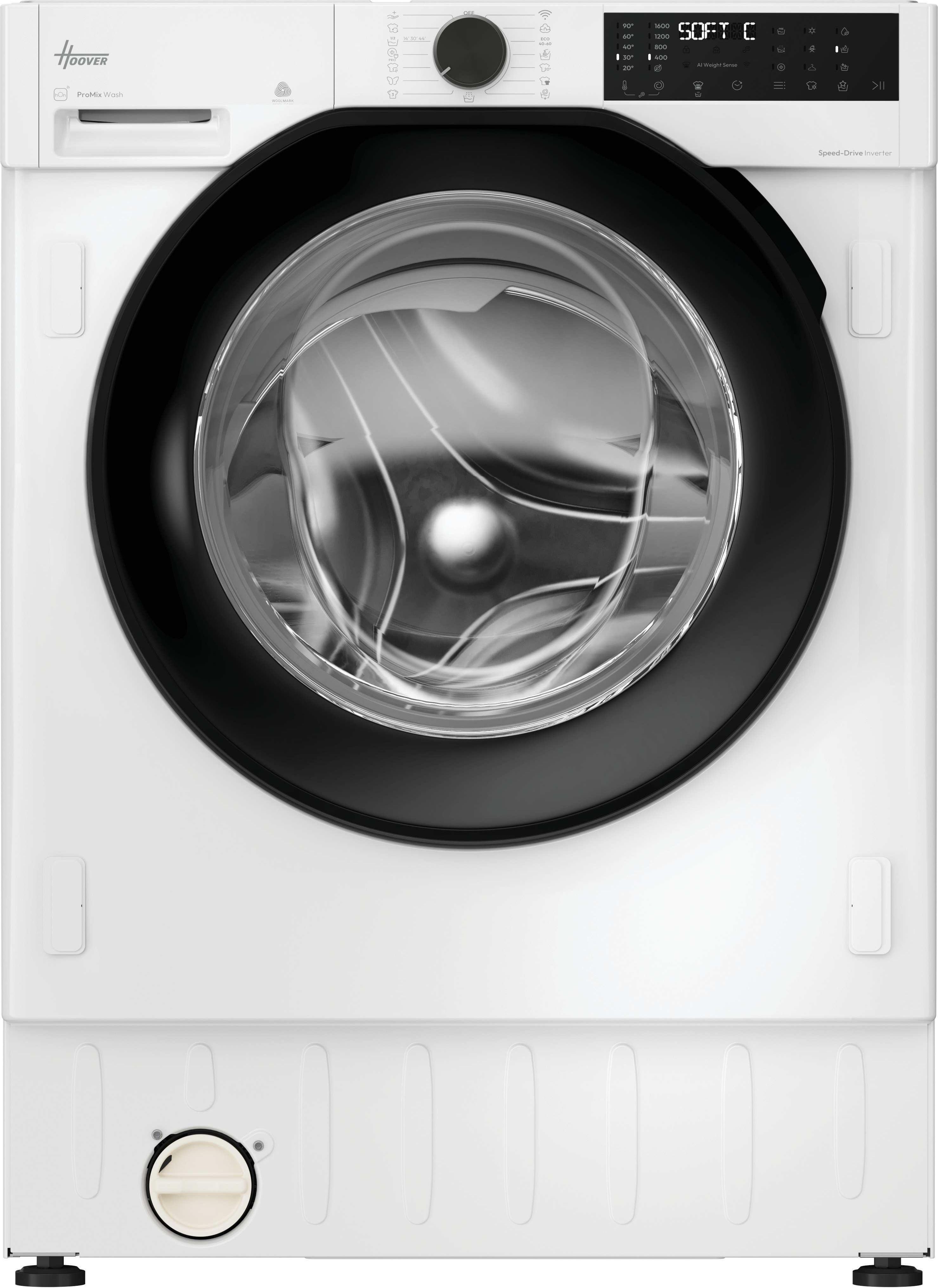 Hoover White Built-In Washer Dryer - 9kg Wash / 6kg Dry - 1600 RPM - KG Mode