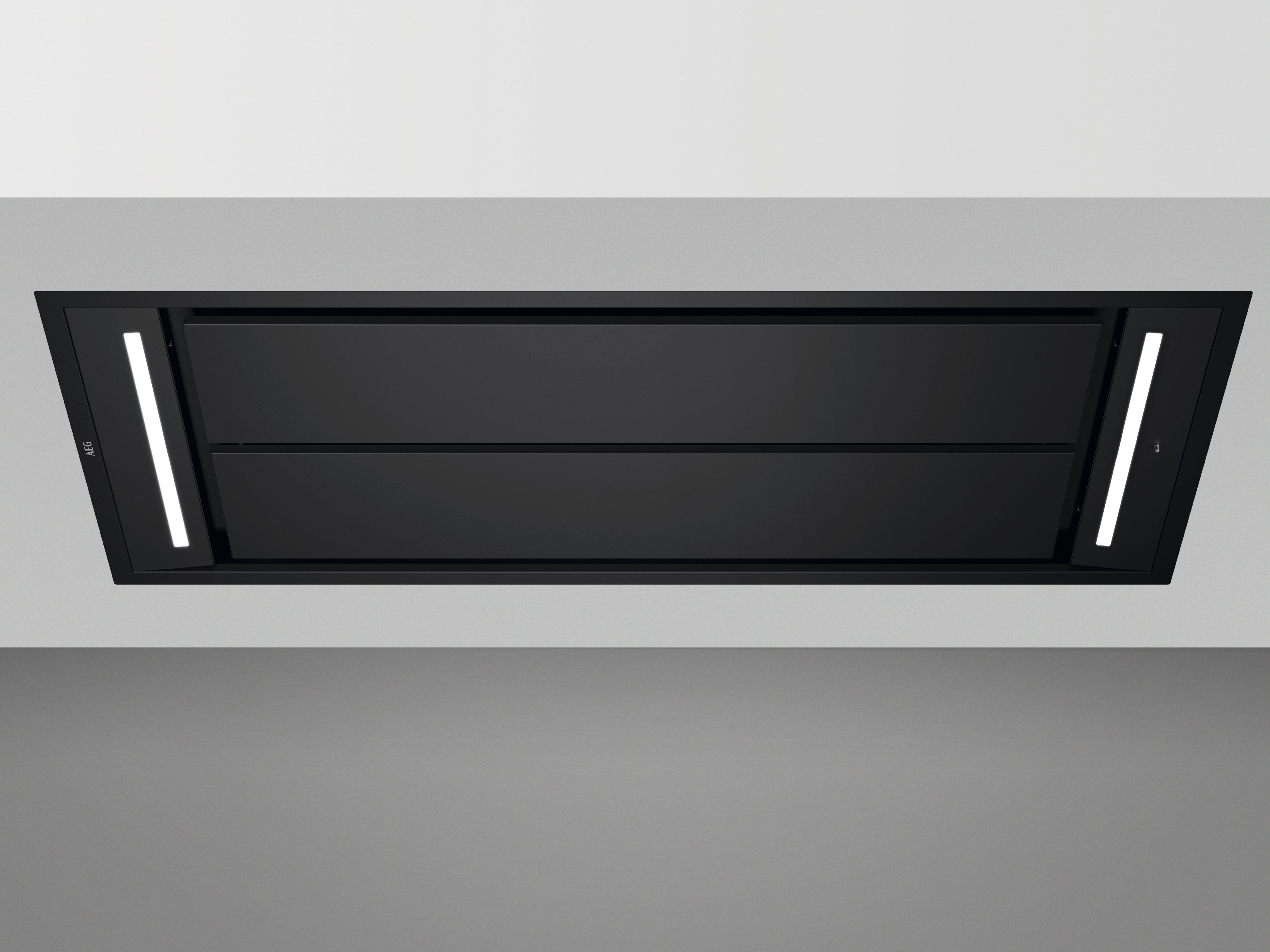 Image of AEG 7000 SilenceTech NDC7721SB Built In Ceiling Cooker Hood - Black, Black