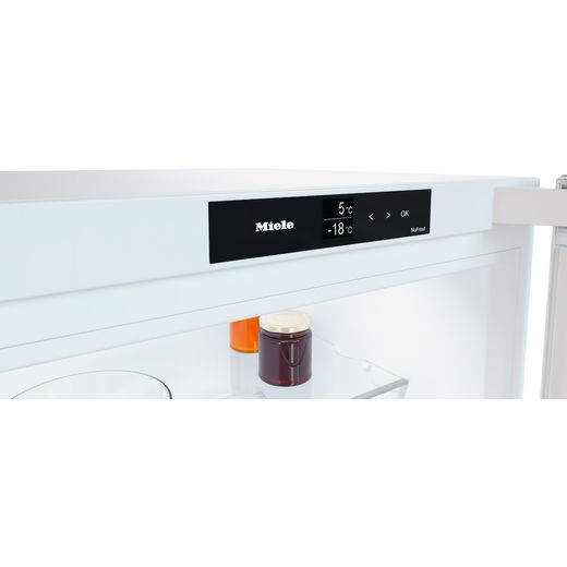 Miele KFN4395CD WH 202cm 70/30 Frost Free Fridge Freezer - White - control panel shot 