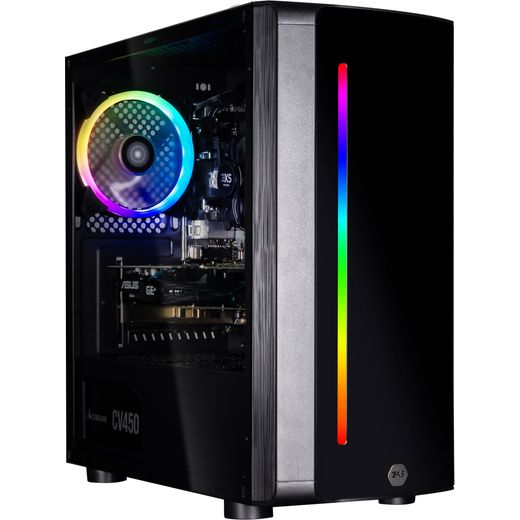 3XS Core 1660 SUPER RGB Gaming Tower - 500GB SSD - Black