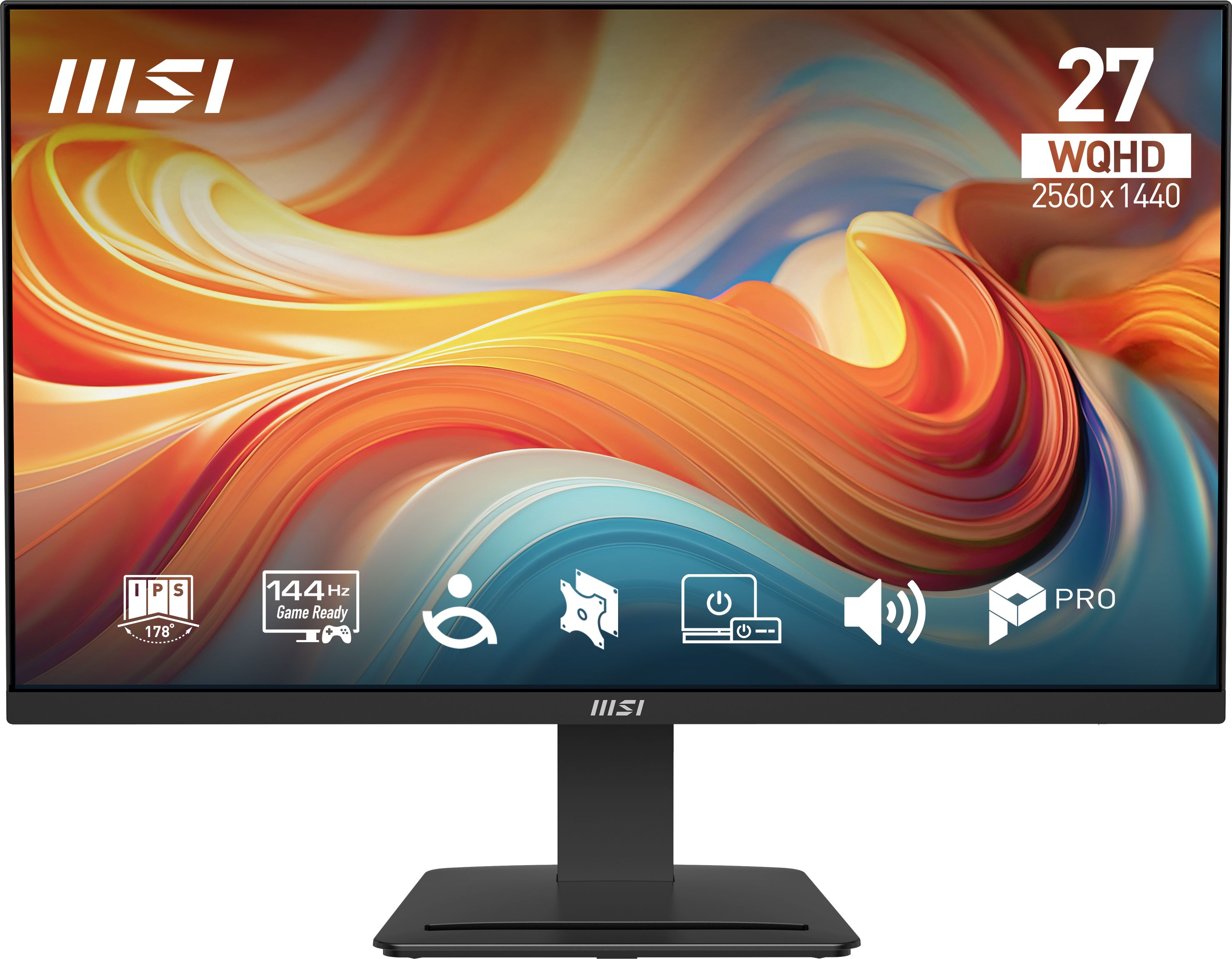 MSI Pro MP273Q E14 - 27-inch Monitor - WQHD - 144Hz - 4ms - Black