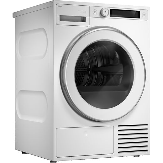 ASKO T509HRW.UK Wifi Connected 9Kg Heat Pump Tumble Dryer - White - Right perspective