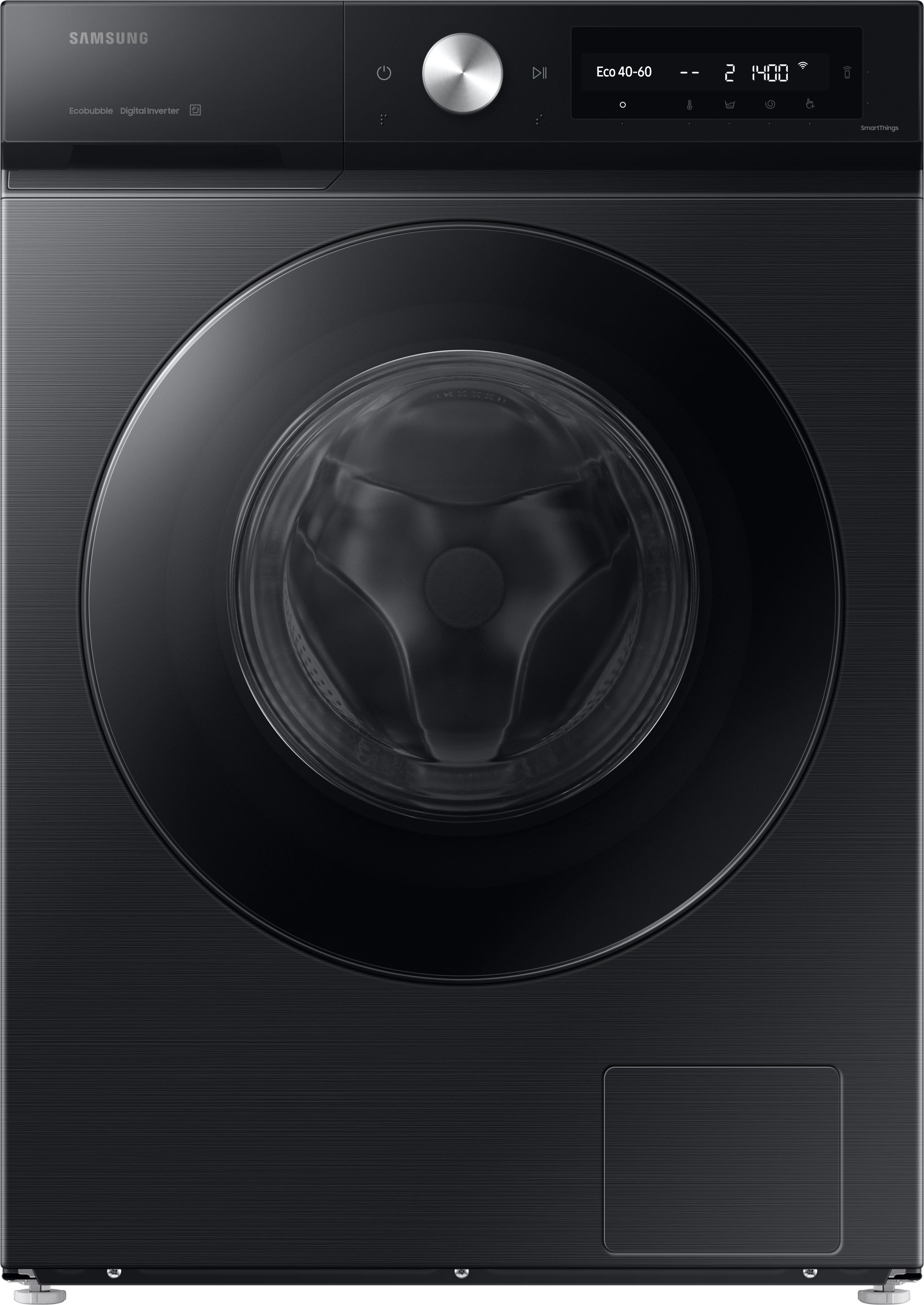 Samsung Series 7 AI Energy ecobubble ecobubble WW90DB7U94GBU1 9kg WiFi Connected Washing Machine with 1400 rpm - Black - A Rated, Black