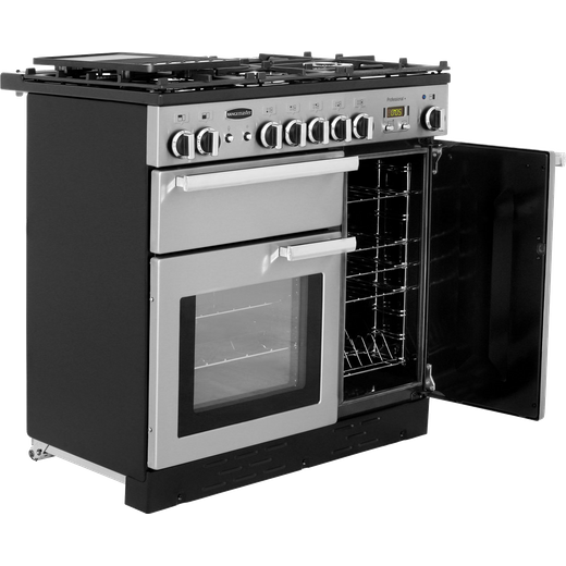 Rangemaster Professional Plus Gas Range Cooker - Stainless Steel 