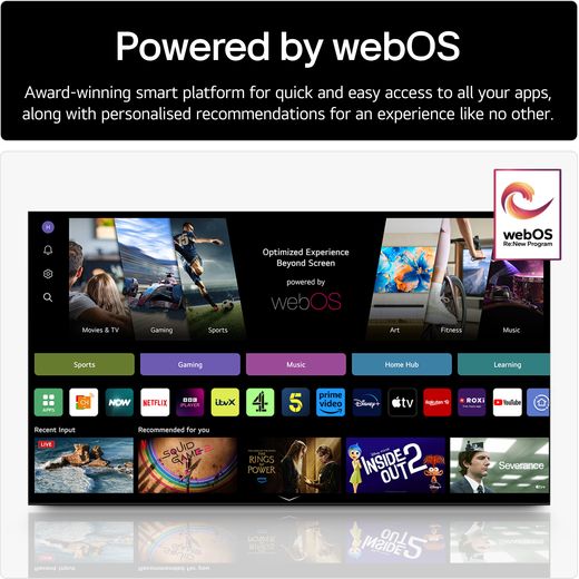LG C55LA 65" 4K Ultra HD OLED Smart TV - Annotation - WebOS