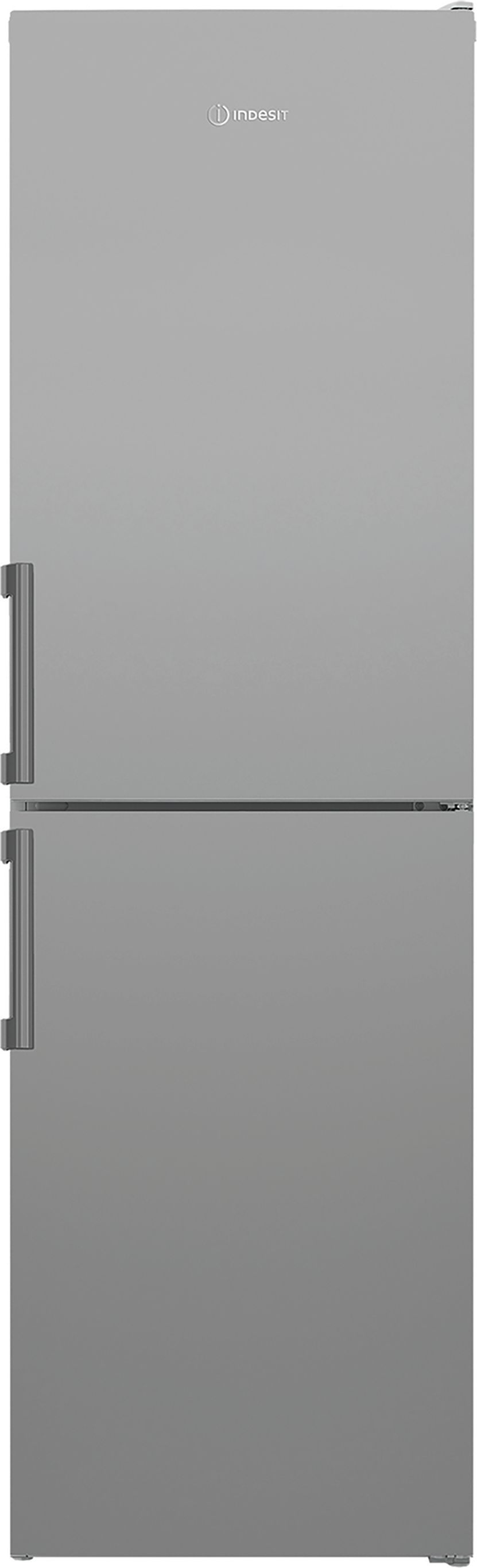 Indesit Freestanding Fridge Freezer - No Frost - Silver - 270L Total Capacity