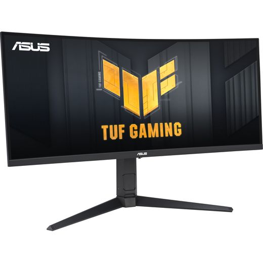 ASUS TUF Gaming UltraWide Quad HD 34" 180Hz Monitor with AMD FreeSync - Black - Right perspective shot