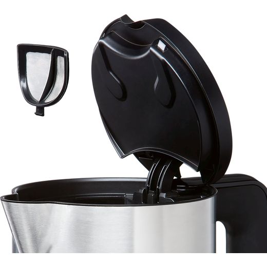 Bosch Styline TWK8633GB Kettle - Black / Stainless Steel - close up shot
