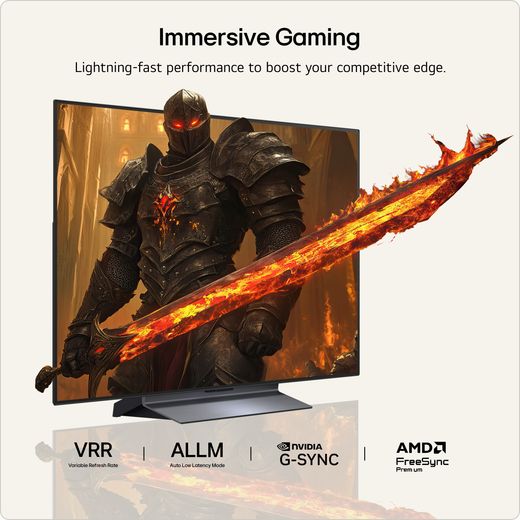 LG evo AI C6 48" 4K Ultra HD OLED Smart TV  - Annotation - immersive gaming shot