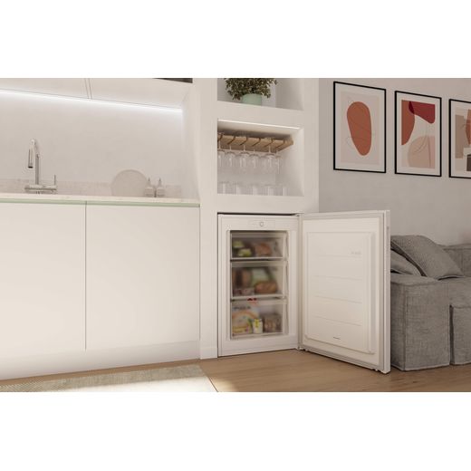 Hoover HONUQ2L58EWK Upright freezer Freestanding 90 L E White_9