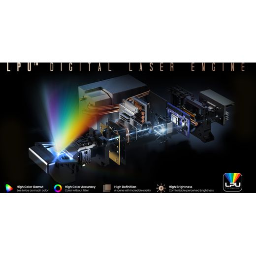 Hisense PX3 4K Ultra HD Laser TV Projector - Up to 150" - Annotation - LPU technology 
