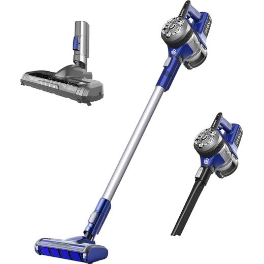 Eureka Swan PowerPlush Turbo SC15822N Cordless Vacuum Cleaner with up to 22 Minutes Run Time