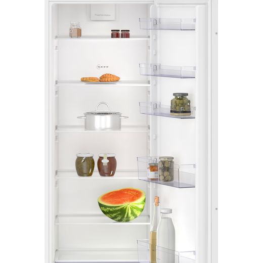 NEFF KI1811SE0G Integrated Upright Fridge - Slided-mounted Kit - White - Front inside shot