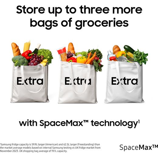 Samsung Series 7 SpaceMax™ American Fridge Freezer - Black - Annotation - SpaceMax