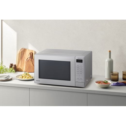 Panasonic NN-ST68QSBPQ 32 Litre 31cm High, Freestanding Small - Stainless Steel - microwave in kitchen shot