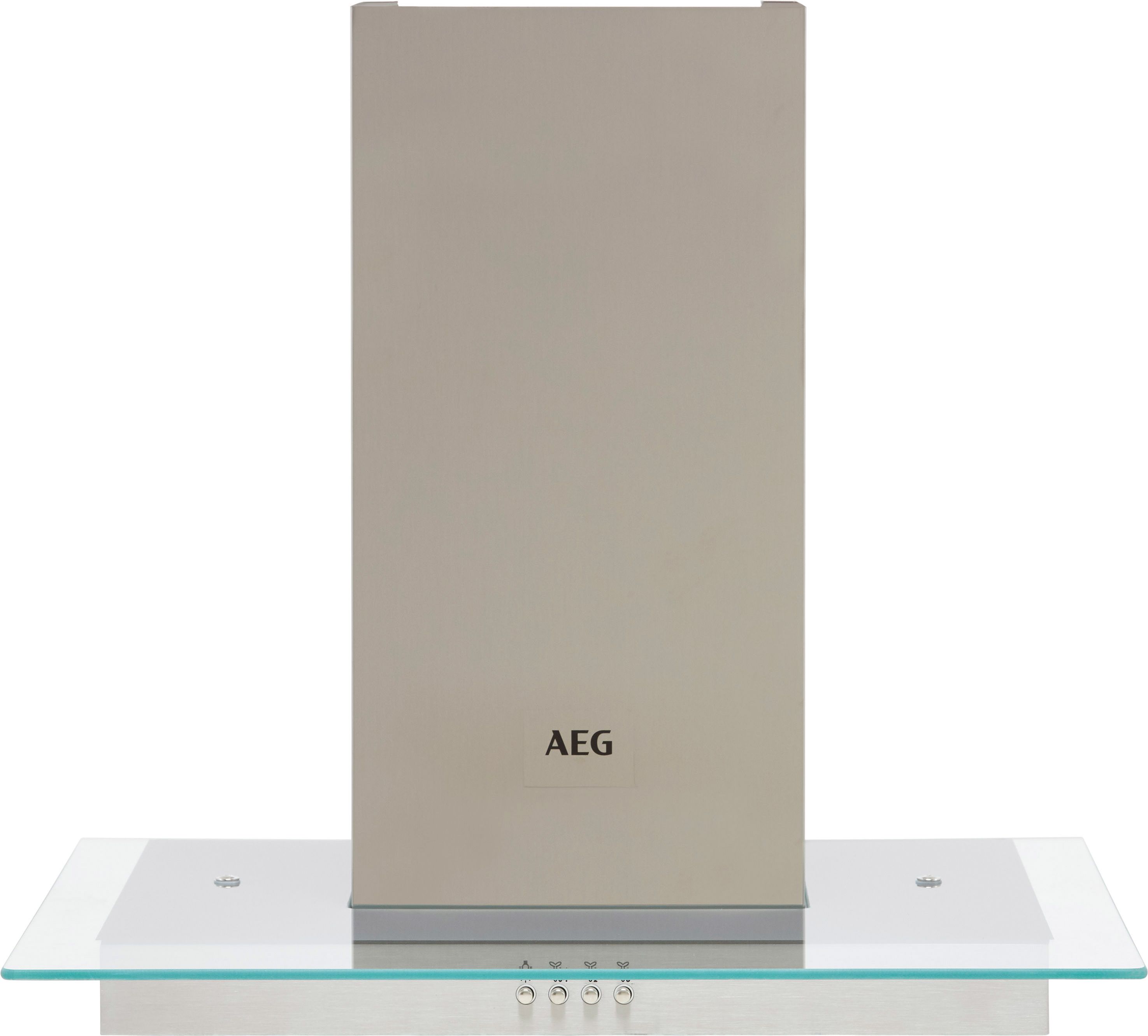 Image of AEG DTB3654M 60cm Chimney Cooker Hood - Stainless Steel, Stainless Steel