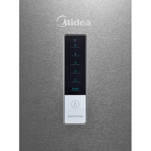 Midea 60/40 Frost Free Fridge Freezer - Silver - Control panel