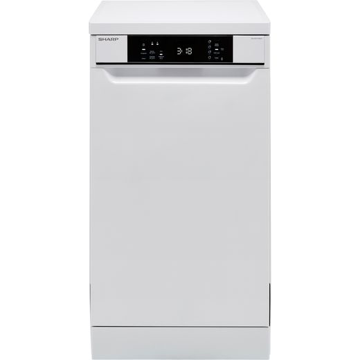 Sharp QW-NS1CF49EW-EN Slimline Dishwasher - White - E Rated