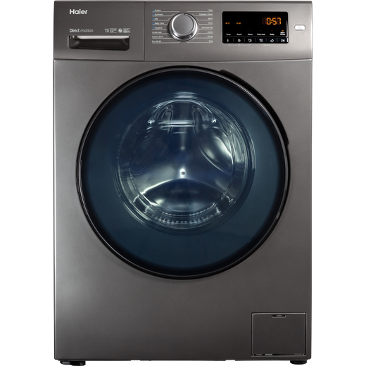 Haier HW90-B1439NS8 9kg Washing Machine with 1400 rpm - Graphite - A Rated