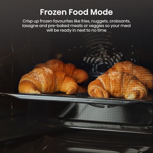 Hisense Hi2 BI622ABPGUK Built In Electric Single Oven - Jet Black - Annotation - Frozen food mode
