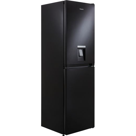 Hotpoint HBNF55181BAQUAUK1 50/50 Frost Free Fridge Freezer - Black - F Rated