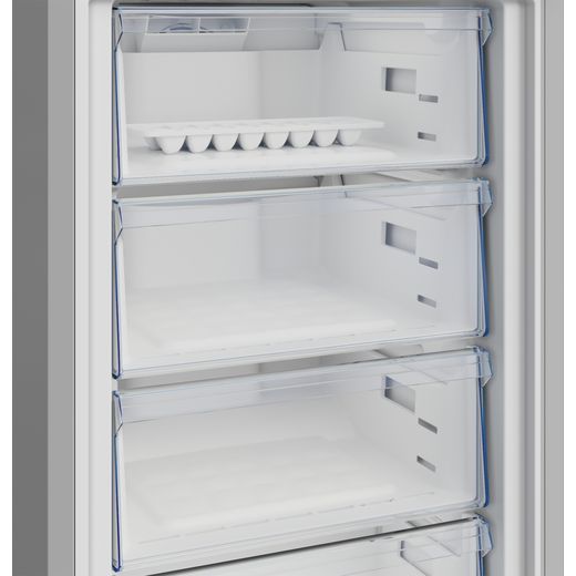 Beko Fridge Freezer - Stainless Steel - Close up freezer drawer shot 
