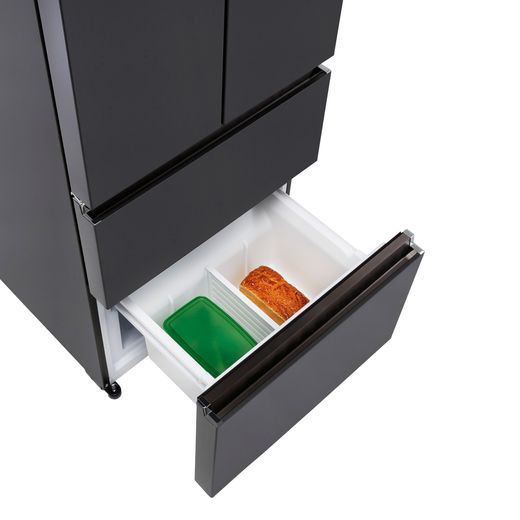 Haier American Fridge Freezer - Slate Black
