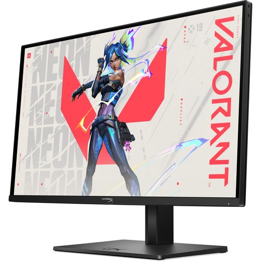 HyperX OMEN 27" Quad HD 500Hz OLED Gaming Monitor with FreeSync™ Premium Pro with NVidia G-Sync - Black - left perpsective shot