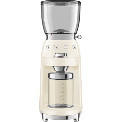 Smeg 50's Retro CGF01CRUK Coffee Grinder - Cream