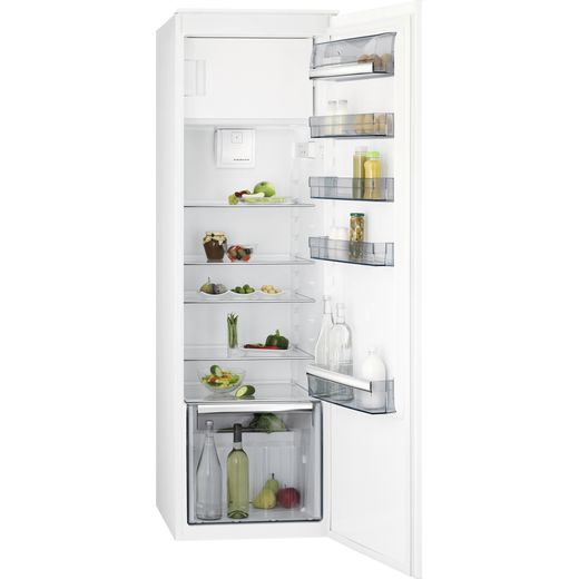 AEG SFE618F1DS Integrated Upright Fridge with Ice Box - Sliding Door Fixing Kit - White - F Rated