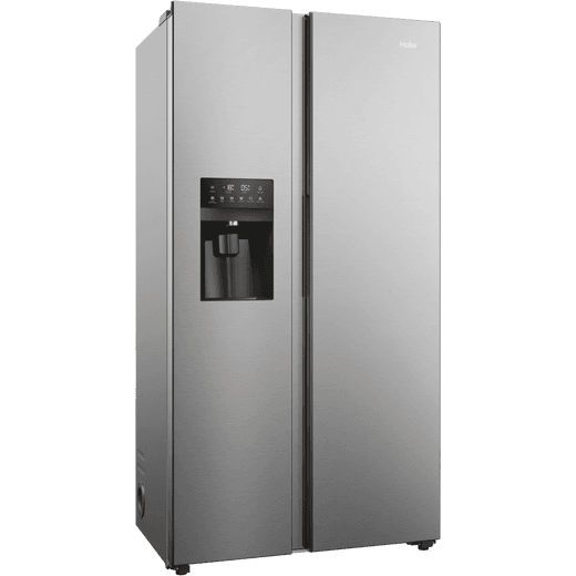 Haier SBS 90 Series 5 American Fridge Freezer - Stainless Steel - Right perspective