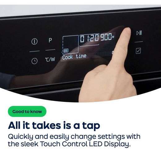 Beko AeroPerfect™ FDC6731S 60cm Double Oven Electric Cooker - Silver - AO Annotation - Touch-Control-Display