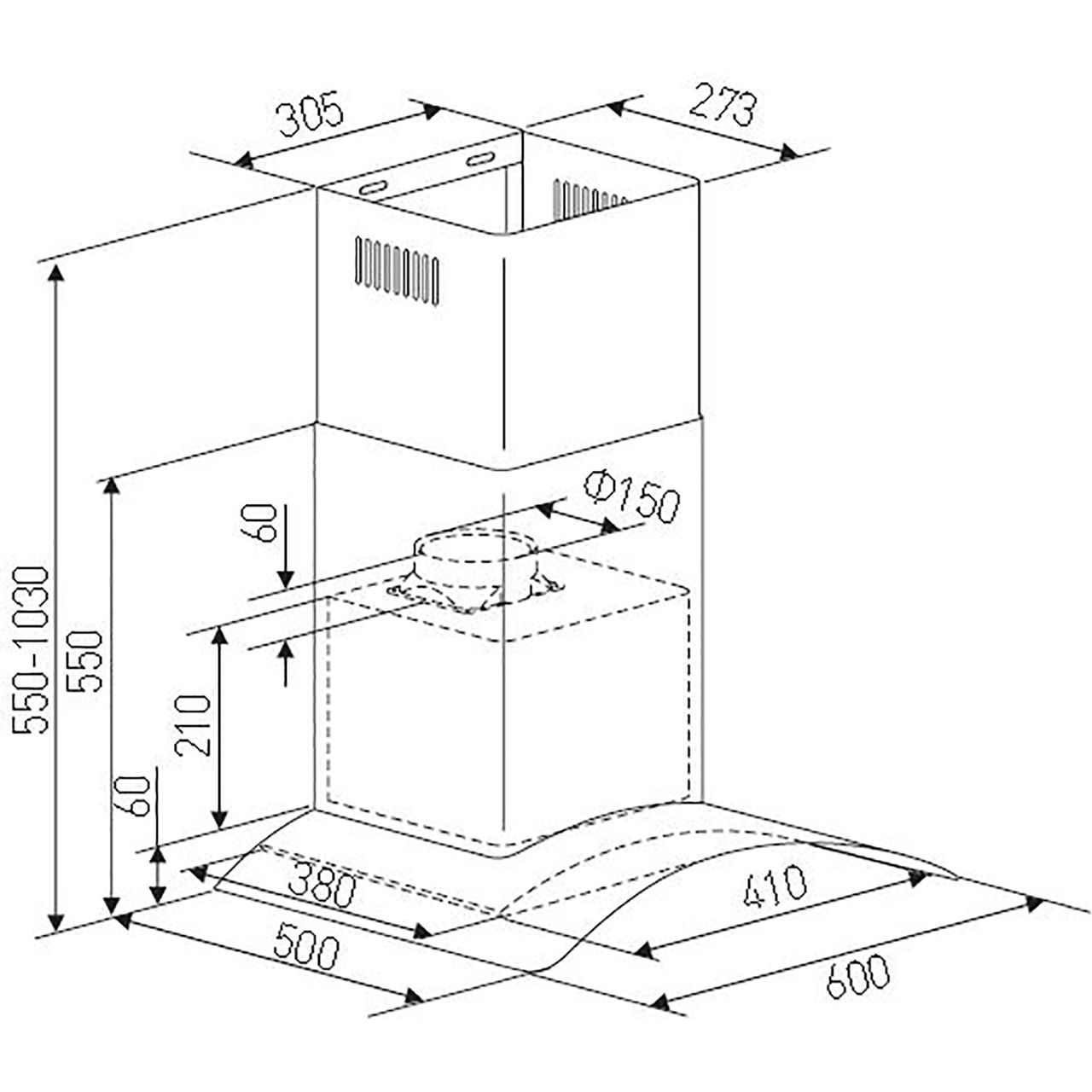 Hoover H-HOOD 300 HGM600X 60 cm Chimney Cooker Hood Review