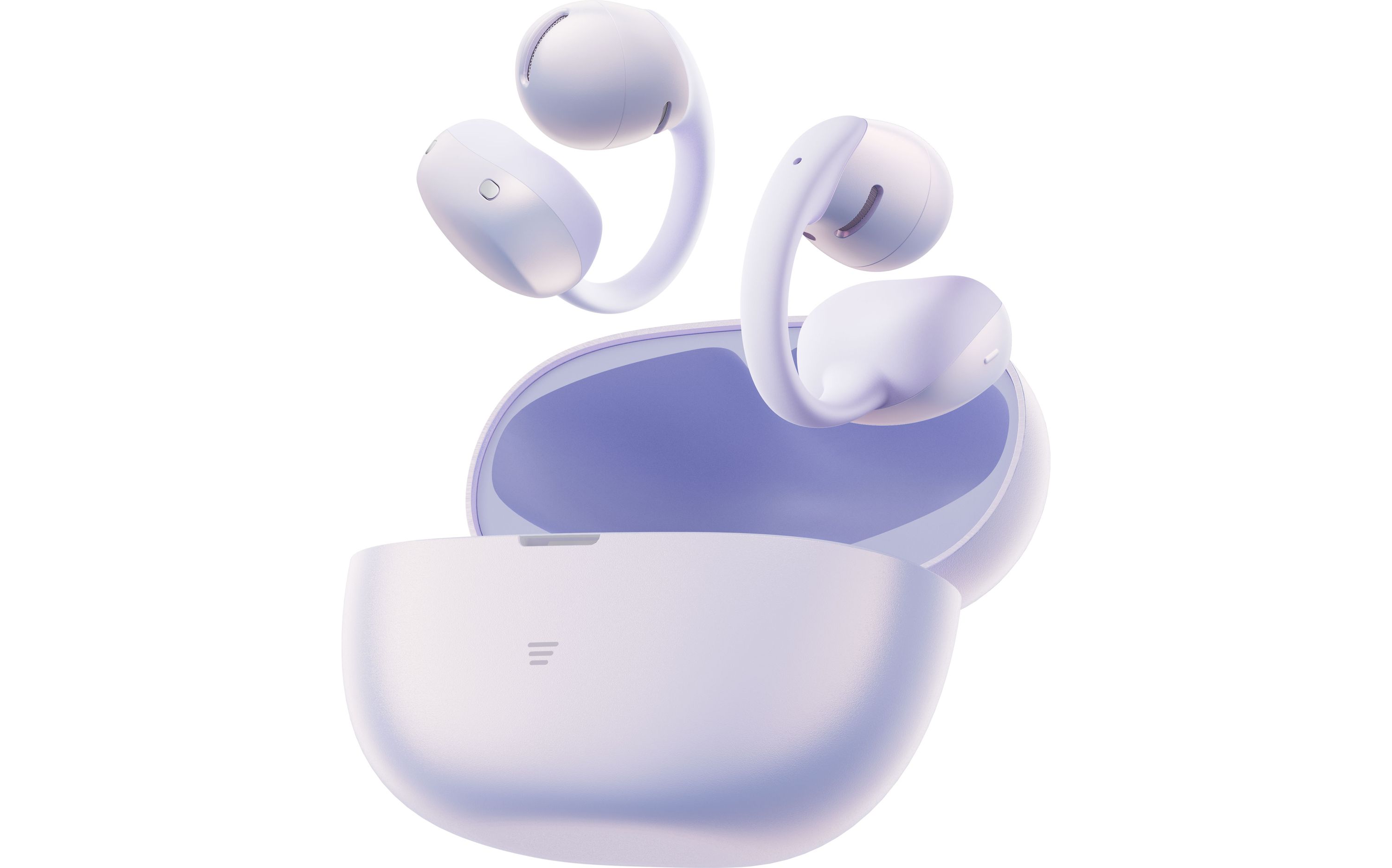 Shokz OpenDots Air Wireless Noise Cancelling Open-Ear Earbuds - Purple, Purple
