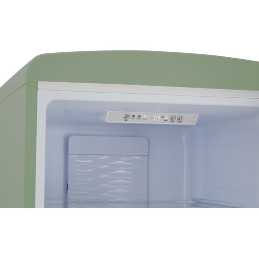 CDA 60/40 Frost Free Fridge Freezer - Green - Control panel