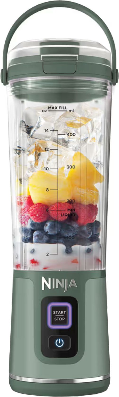 Image of Ninja Blast BC151UKEM Portable Blender - Forest Green, Green