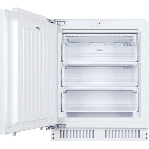 Candy Integrated Under Counter Freezer - Front with door open shot