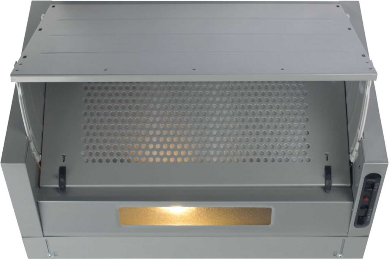 Image of CDA EIN60SI 60cm Integrated Cooker Hood - Silver, Silver
