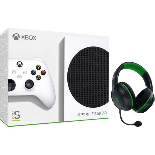 Xbox Series S 512 GB with Razer Kaira Pro Headset - White