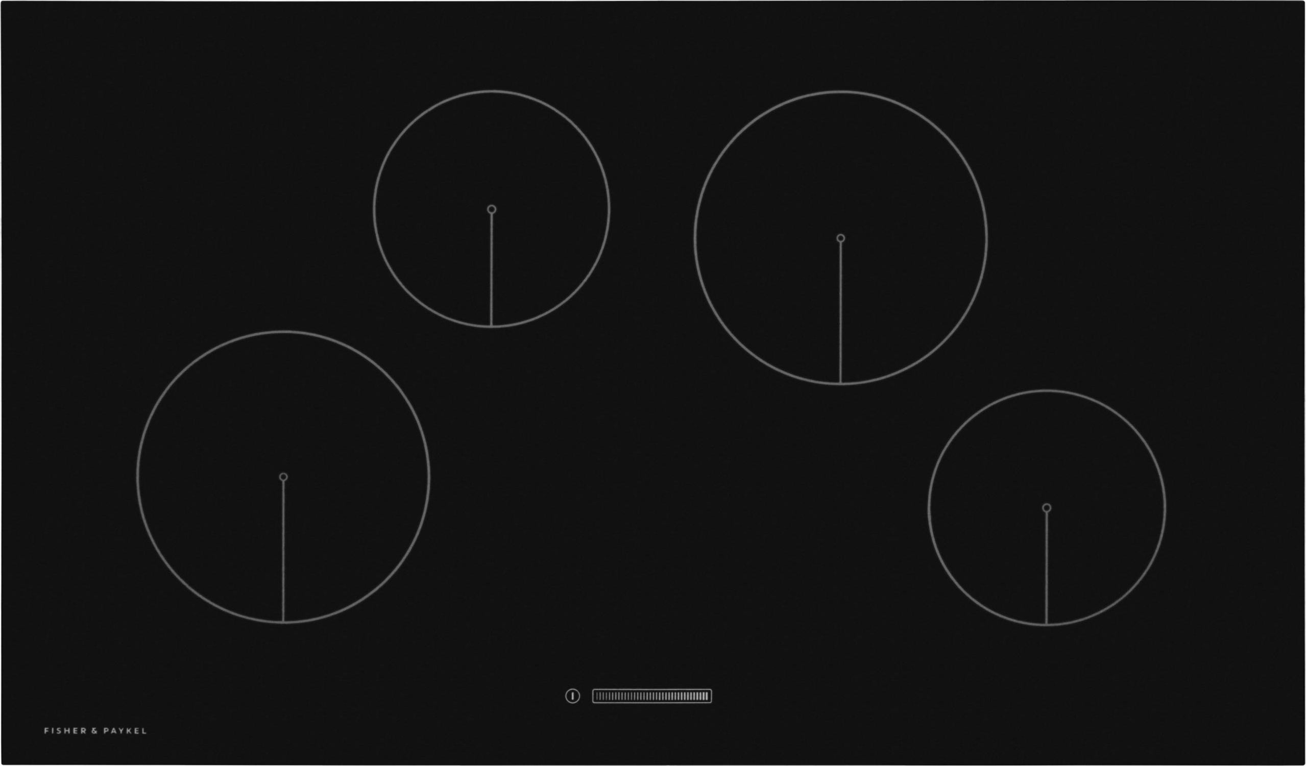 Fisher & Paykel CI904CTB1 Induction Hob - Black, Black