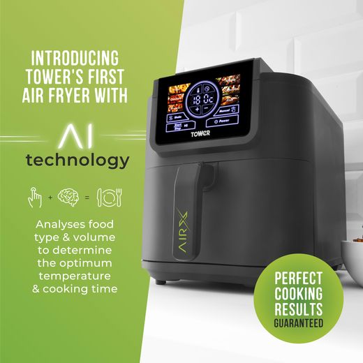 Tower AirX AI 5L T17166 Air Fryer - Grey - Annotation - AI technology