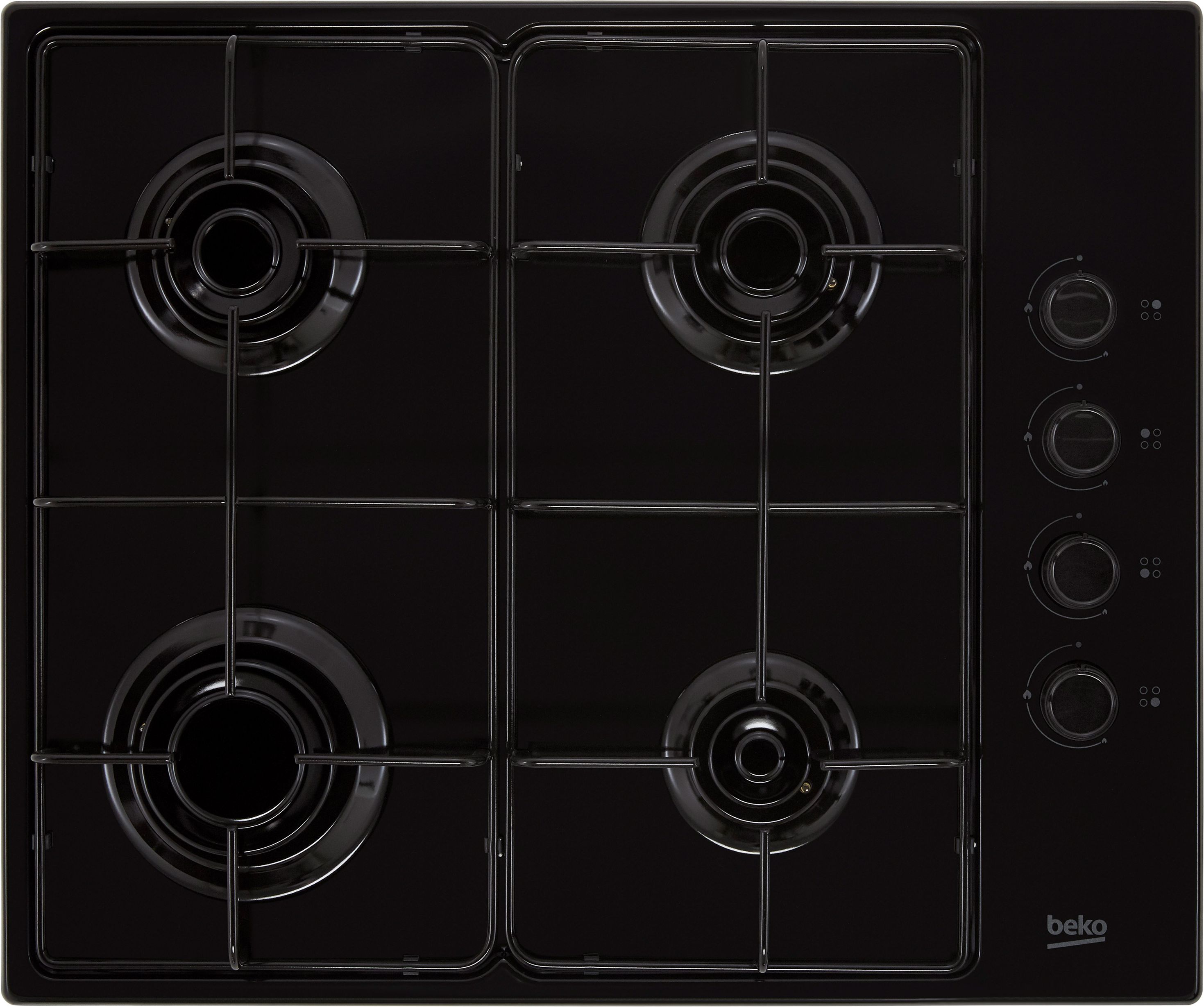 HOOVER Built-In Hob 60 x 60 cm 4 Gas Burners In Stainless Steel Color  HHW6LCX - 60 x 60 - FactoryToMe
