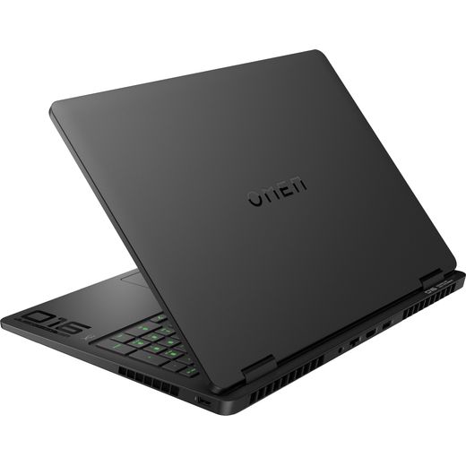 HP OMEN 16-ap0301na 16" Gaming Laptop - NVIDIA® GeForce® RTX™ 5070, AMD Ryzen™ 9, 1TB SSD - With HyperX Pulsefire Haste 2 Core - Gaming Mouse, HyperX Cloud Jet - Wireless Gaming Headset - Black - back right perspective shot