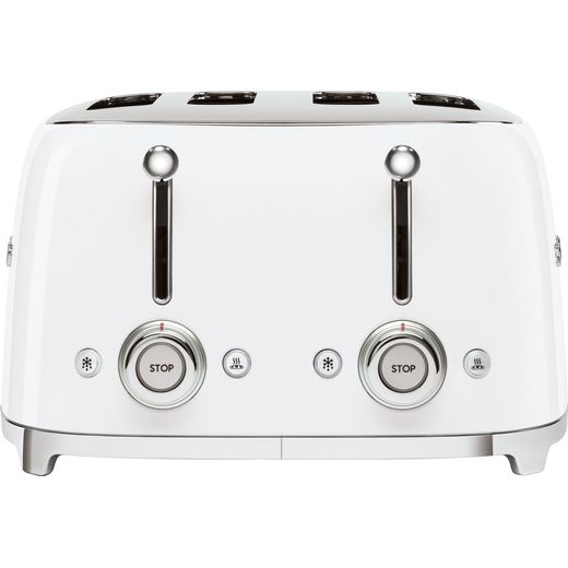 Smeg 50's Retro TSF03WHUK 4 Slice Toaster - White